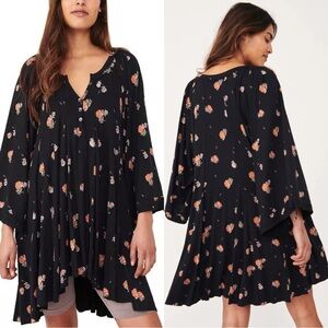 Free People Winter Sun Printed Tunic Dress - S